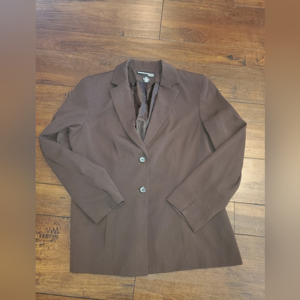 Norton McNaughton Brown Blazer Petite 10P